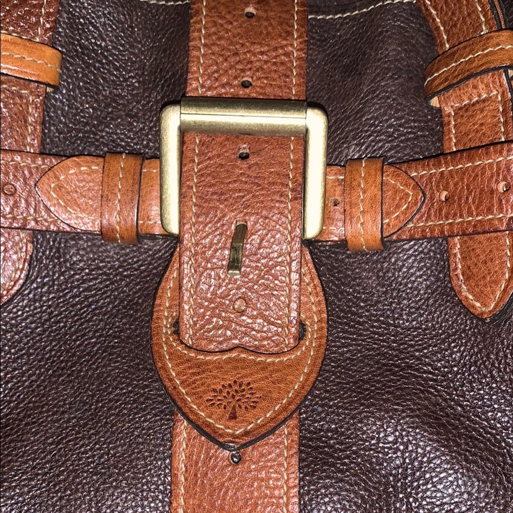 Mulberry Brown Leather Tote Bag - Picture 2 of 7